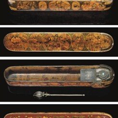 A paper mashie Qualamdan (Inkwell)