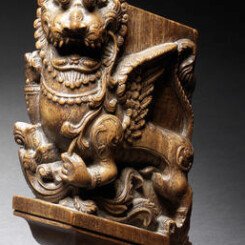 Wooden carved Bracket of YALI