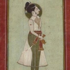 A portrait of a Sikh ruler
